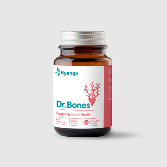 Byenge Dr.Bones strengthens your bones, accelerates recovery, and nourishes your skin, hair, and nails from within.