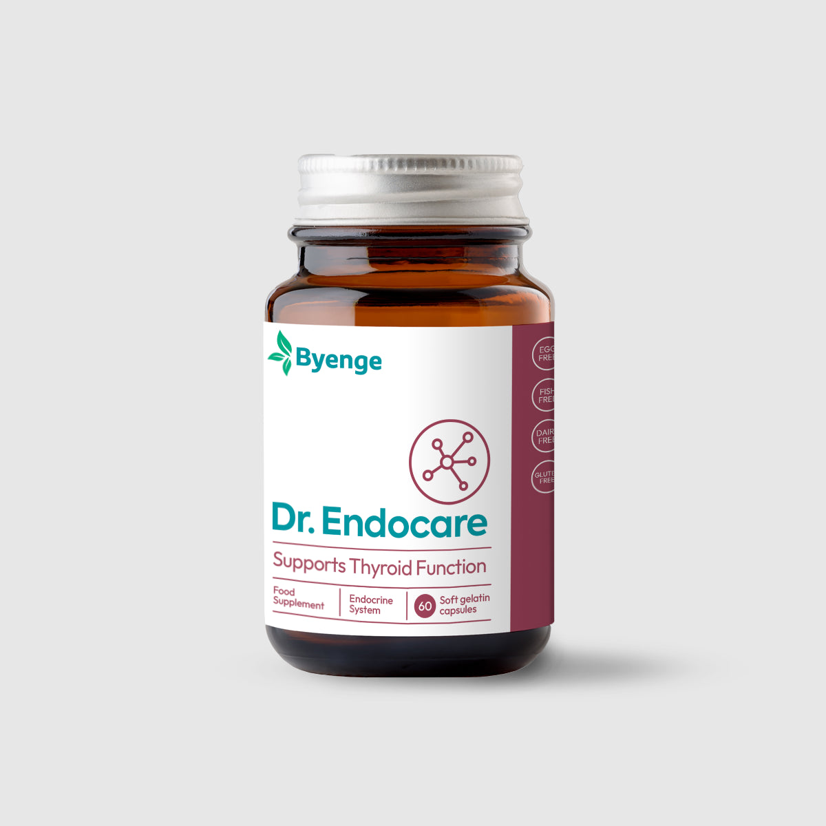 Byenge Dr.Endocare naturally supports your thyroid with iodine-rich brown algae and vitamin C, promoting balanced metabolism and stronger immune health.